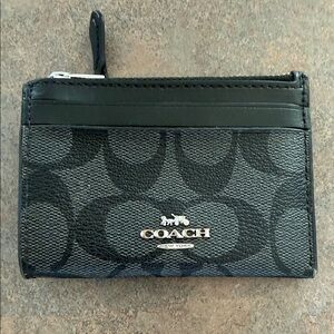 Coach Black Card Holder